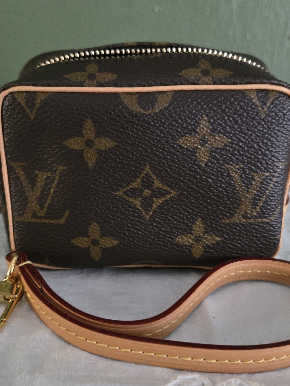 Louis Vuitton Monogram Mini Rectangular Pouch - Brown/Tan